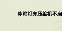 冰箱灯亮压缩机不启动怎么办
