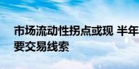 市场流动性拐点或现 半年度业绩将成A股重要交易线索