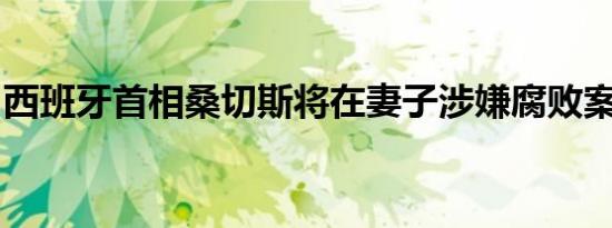 西班牙首相桑切斯将在妻子涉嫌腐败案中作证