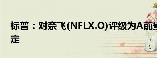 标普：对奈飞(NFLX.O)评级为A前景展望稳定