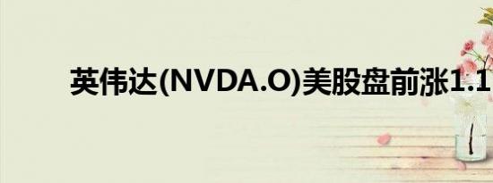 英伟达(NVDA.O)美股盘前涨1.1%