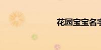 花园宝宝名字
