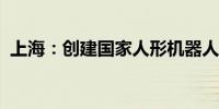 上海：创建国家人形机器人制造业创新中心