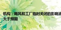 机构：飓风和工厂临时关闭的影响消退 初请失业金人数降幅大于预期