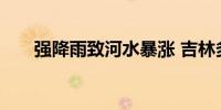 强降雨致河水暴涨 吉林多趟列车停运