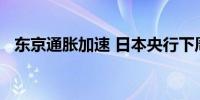 东京通胀加速 日本央行下周加息风险犹存