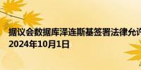 据议会数据库泽连斯基签署法律允许乌克兰政府暂停偿债至2024年10月1日