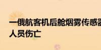 一俄航客机后舱烟雾传感器报警紧急降落 无人员伤亡