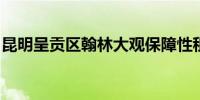 昆明呈贡区翰林大观保障性租赁住房房源情况