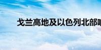 戈兰高地及以色列北部响起防空警报