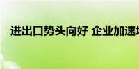 进出口势头向好 企业加速培育外贸新动能