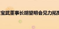 宝武董事长胡望明会见力拓集团董事长鲍达民