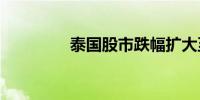 泰国股市跌幅扩大至0.7%