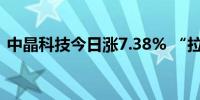 中晶科技今日涨7.38% “拉萨天团”占四席