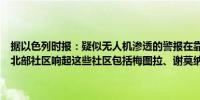 据以色列时报：疑似无人机渗透的警报在靠近黎巴嫩边境附近的以色列北部社区响起这些社区包括梅图拉、谢莫纳镇和Tel Hai