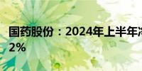 国药股份：2024年上半年净利润同比增长1.62%