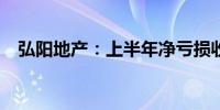 弘阳地产：上半年净亏损收窄至17.1亿元