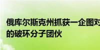 俄库尔斯克州抓获一企图对储油设施实施爆炸的破环分子团伙