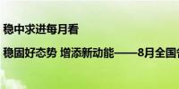 稳中求进每月看|稳固好态势 增添新动能——8月全国各地经济社会发展观察