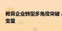 教育企业转型多角度突破 AI成驱动发展关键变量