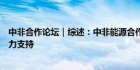 中非合作论坛｜综述：中非能源合作为非洲能源转型提供有力支持