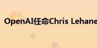 OpenAI任命Chris Lehane为全球政策主管