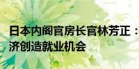日本内阁官房长官林芳正：致力于振兴地区经济创造就业机会