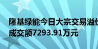 隆基绿能今日大宗交易溢价成交518.73万股成交额7293.91万元