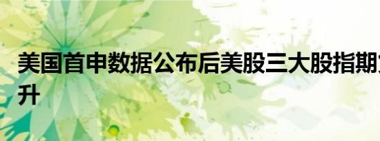 美国首申数据公布后美股三大股指期货小幅拉升