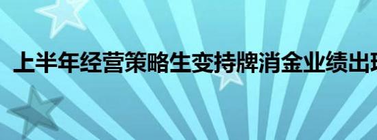 上半年经营策略生变持牌消金业绩出现分化