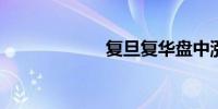 复旦复华盘中涨停