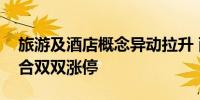 旅游及酒店概念异动拉升 西域旅游、国旅联合双双涨停