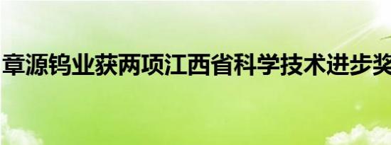章源钨业获两项江西省科学技术进步奖一等奖