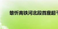 雄忻高铁河北段首座超千米隧道贯通
