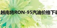 越南将RON-95汽油价格下调1192越南盾/升