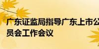 广东证监局指导广东上市公司协会召开独董委员会工作会议
