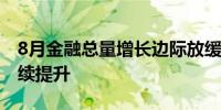 8月金融总量增长边际放缓金融支持质效将持续提升