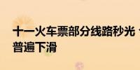 十一火车票部分线路秒光 今年国庆机票均价普遍下滑