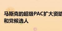 马斯克的超级PAC扩大资助范围纳入众议院共和党候选人