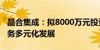 晶合集成：拟8000万元投资方晶科技 推动业务多元化发展
