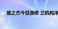 银之杰今日涨停 三机构净卖出1.70亿元