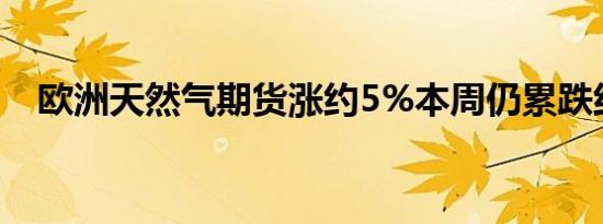 欧洲天然气期货涨约5%本周仍累跌约3%