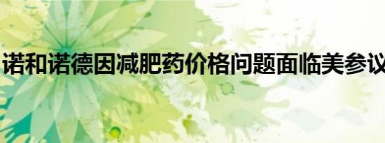 诺和诺德因减肥药价格问题面临美参议院质询