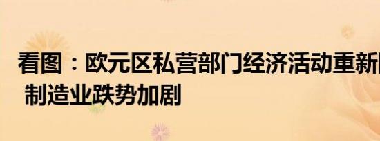看图：欧元区私营部门经济活动重新陷入萎缩 制造业跌势加剧