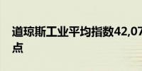 道琼斯工业平均指数42,074.56点上涨11.20点