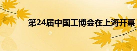 第24届中国工博会在上海开幕
