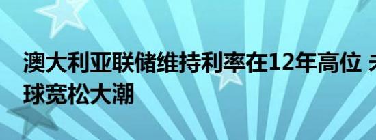澳大利亚联储维持利率在12年高位 未加入全球宽松大潮