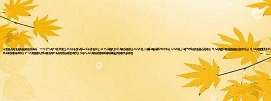 今日重点关注的财经数据与事件：2024年09月25日 周三① 09:20 中国9月MLF中标利率② 09:20 中国9月MLF操作规模③ 09:30 澳大利亚8月加权CPI年率④ 16:00 瑞士9月ZEW投资者信心指数⑤ 22:00 美国8月新屋销售总数年化⑥ 22:30 美国至9月20日当周EIA原油库存⑦ 22:30 美国至9月20日当周EIA库欣原油库存⑧ 22:30 美国至9月20日当周EIA战略石油储备库存⑨ 次日04:00 美联储理事库格勒就经济前景发表讲话