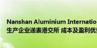 Nanshan Aluminium International：东南亚顶级氧化铝生产企业递表港交所 成本及盈利优势显著