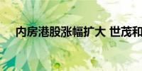内房港股涨幅扩大 世茂和龙湖涨超20%